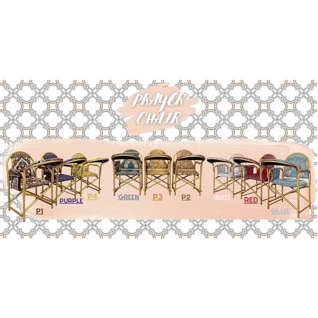 Prayer Chair/Kerusi Solat/FULL BACKING & COMFORTABLE.