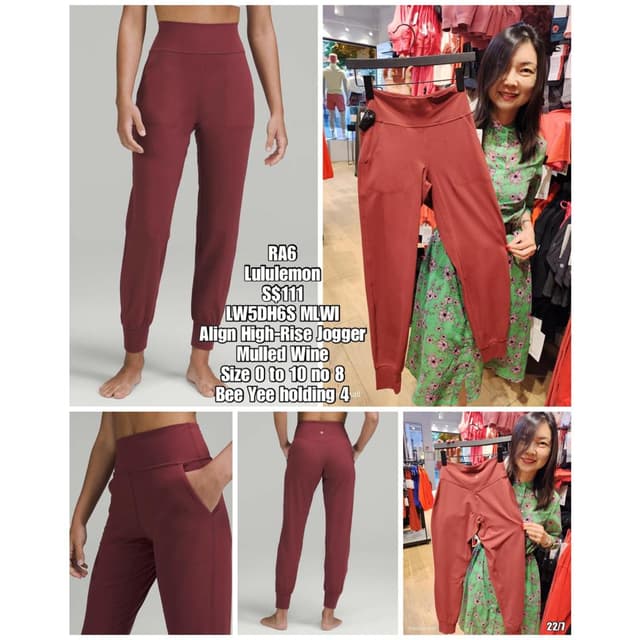 PRE-ORDER RA6 LULULEMON LW5DH6S MLWI JOGGER