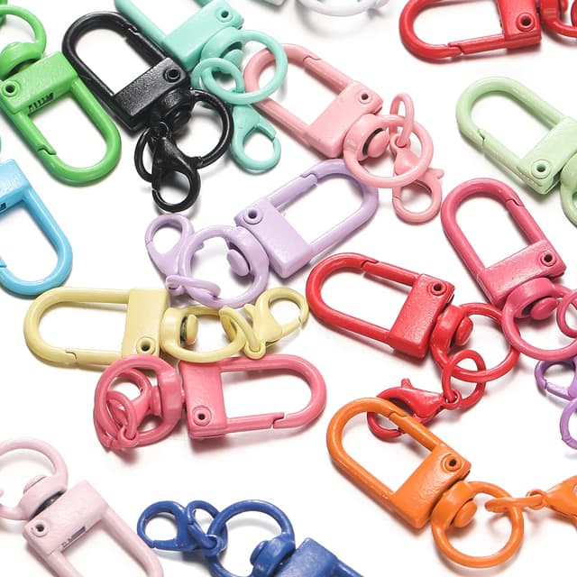 St. kunkka 5-10Pcs Keychain with Lobster Buckle for DIY Keychain Souvenirs