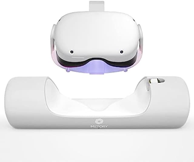 METORY Charging Dock for Oculus Quest 2, Fast Charging Station with Magnetic Connector & USB C Charging Cable, Oculus Quest 2 Accessories