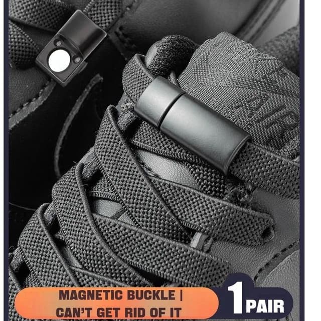 Lock Shoelaces Without Ties Flat Elastic Shoe Laces Sneakers Boots No Tie Shoelace Bands For Shoes Accessories