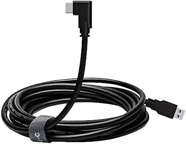 VOKOO Link Cable Compatible with Quest2, USB C 3.2 Gen1 High Speed Data Transfer & Fast Charging Cable, 16ft