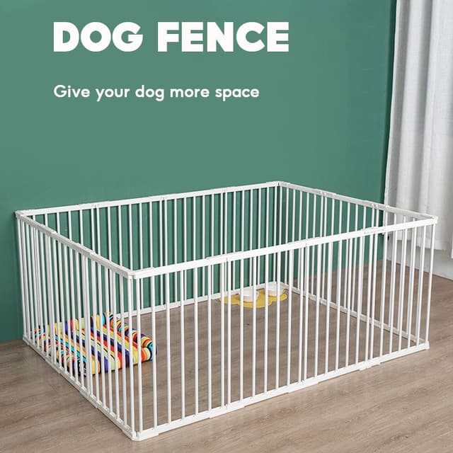 (SG Stock)EmmAmy Dog indoor fence DIY House cage dog crate dog Playpen can be adjusted freely