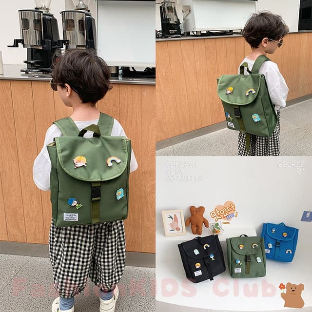 [CFS] Kindergarten boys and girls' schoolbag Children's canvas Korean version versatile small schoolbag Summer new light travel backpack trend