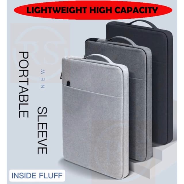 ❤Premium handled laptop casing❤Waterproof Laptop bag sleeve Shockproof ❤SG Seller❤