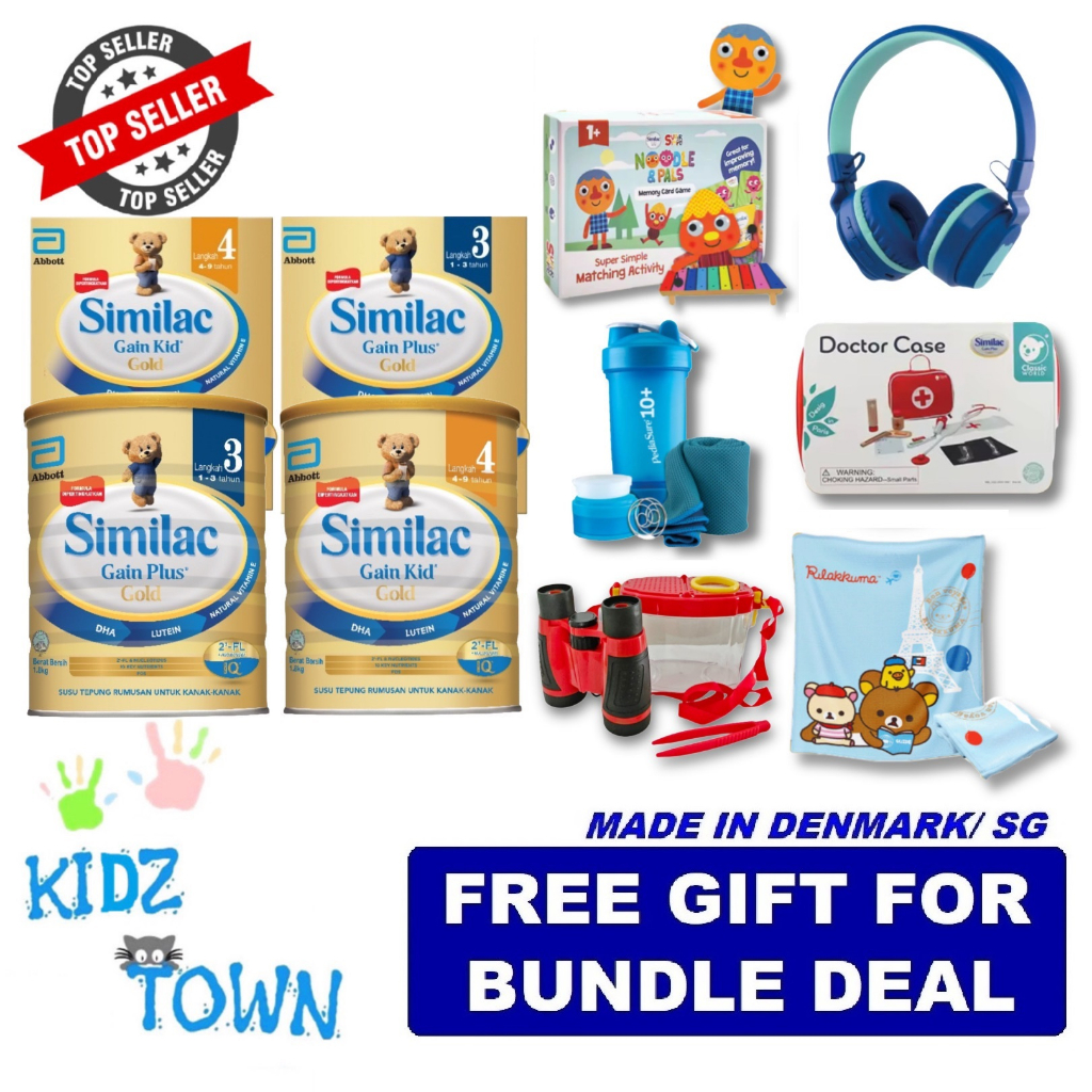 1.8Kg/3kg Similac Gain Plus Stage 3 & Stage 4 (Tin/Refill)