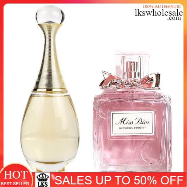 Combo Set Jadore EDP & Miss Dior Blooming Bouquet EDT 100ML For Women Perfume Gift