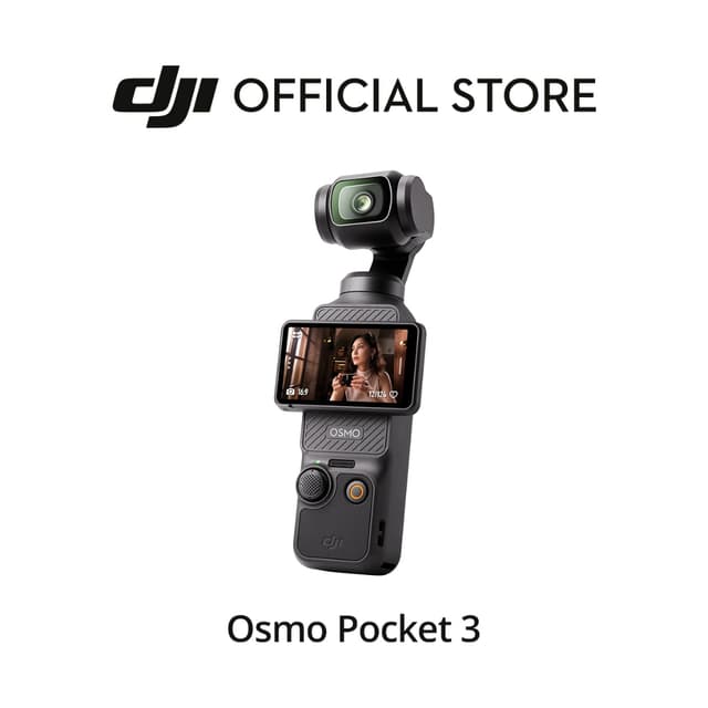 DJI Osmo Pocket 3 - Handheld | Pocket-Sized, Quick, Stable, Accurate Shooting | Horizontal-Vertical Switching
