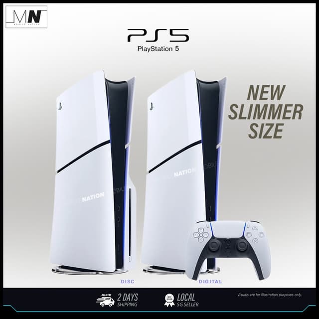Sony PlayStation 5 PS5 | PS5 Slim Console | PS5 Marvel's Spider-Man 2 |Disc Version & Digital Version