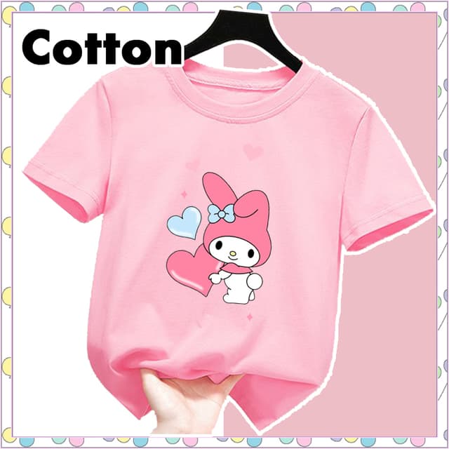 t shirt kids girls 12 Year Old Girl Shirt Cute Cartoon Printing t shirt budak perempuan