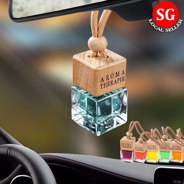 ??【SG stock】Car Air Freshener Hanging Diffuser Scent Car Hanging Aroma Diffuser Vehicle Air Scent Perfume Car Aromather