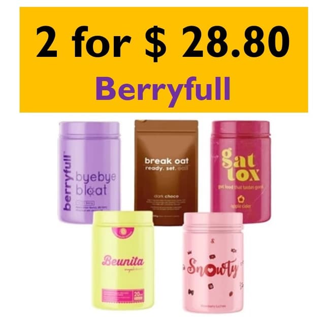 ?Berryfull Honey Lemon❤️ Berryfull Detox ❤️Break Oat❤️ Beunita ❤️ Guttox Gattox Fat Burner ❤️Inayah