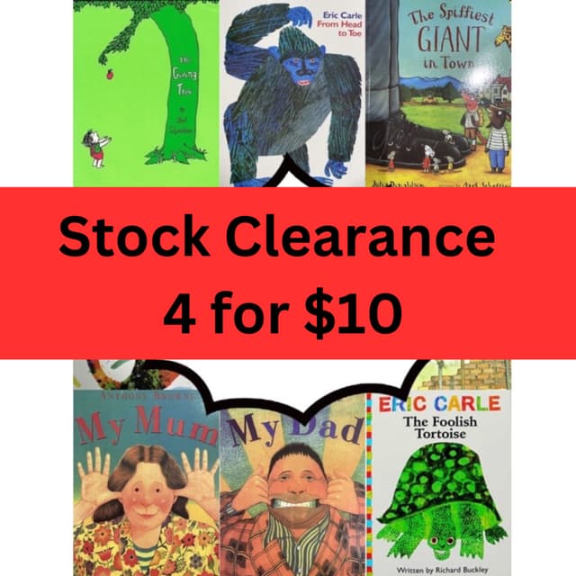 (Part 1) 4 for 10 Children English Book The Gruffalo/ The Giving Tree/ My Mum/ Eric Carle/ We're Going on a Bear Hunt