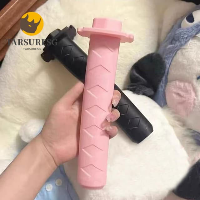 TARSURESG Printing Katana Toy, Plastic Telescopic Gravity Katana Toys, Portable Anxiety Relief Sensory Toys Push Card Toy Teens