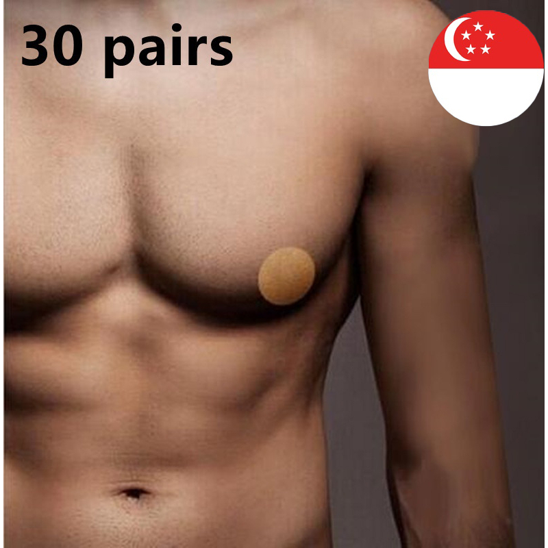 ?SG STOCK? Men Nipple Sticker Nipple Cover Men Nipple Cover Men Disposable Nipple Tape Men Cover Breast Pads