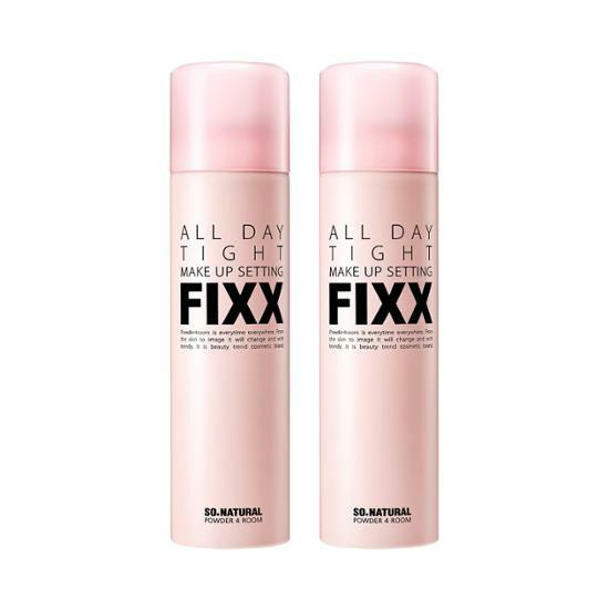 【So Natural】ALL DAY TIGHT MAKE UP SETTING FIXX 75ml + Coating Gel Fixer 15ml OR 120ml + 120ml