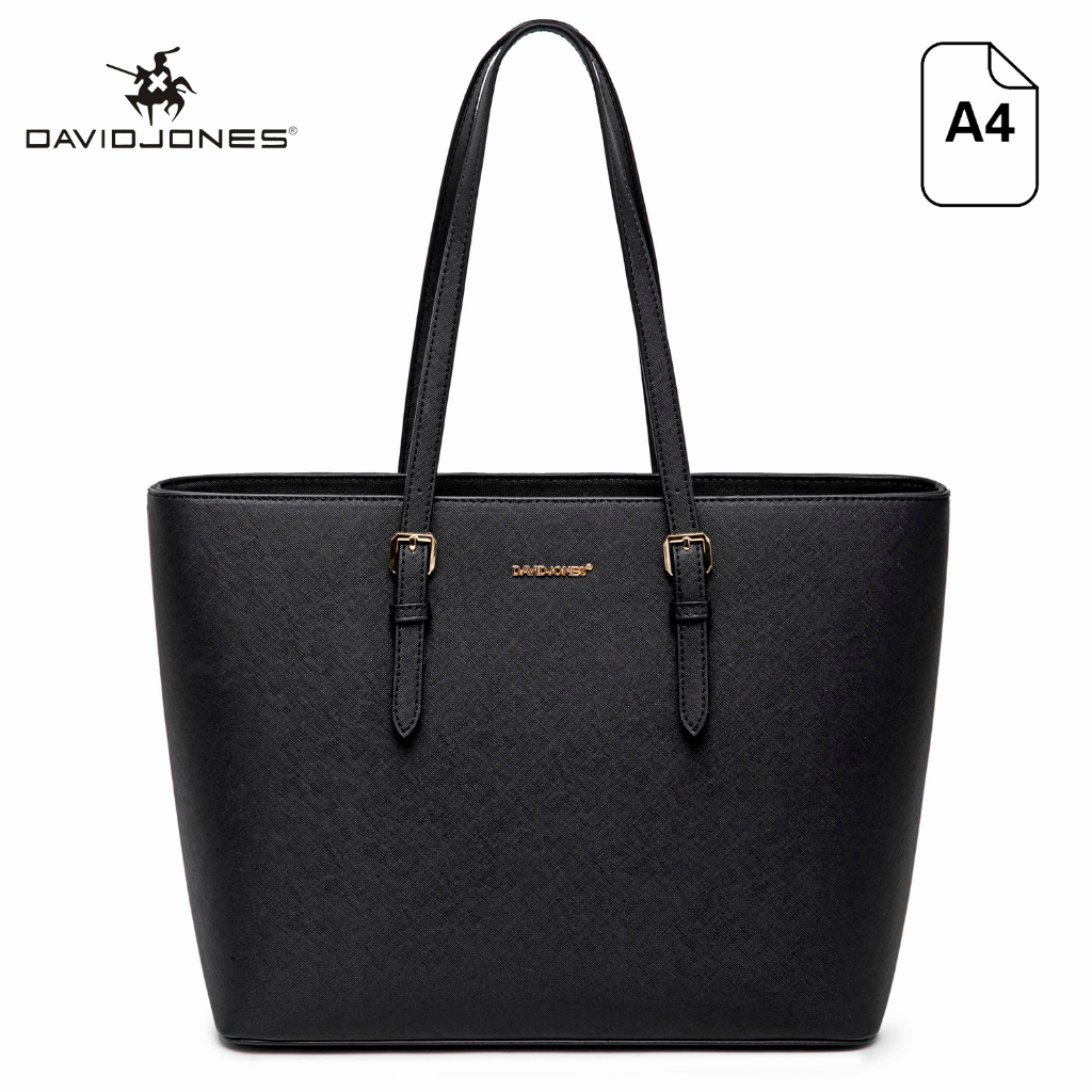 DavidJones Women's Medium PU Leather Tote Bag