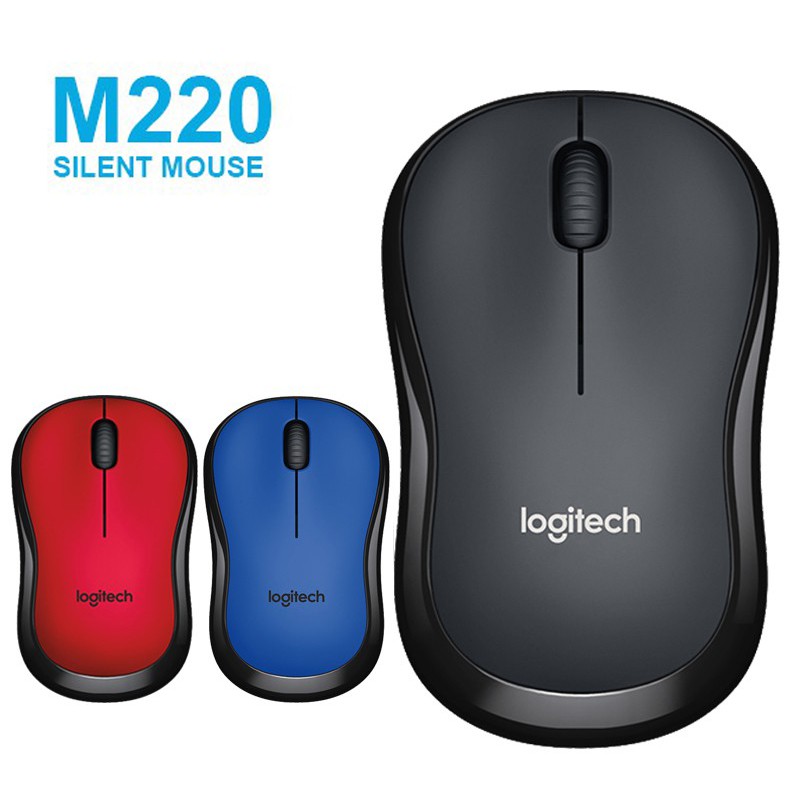 Free Shipping > Logitech M220 Silent Wireless Mouse 1600DPI Optical Tracking