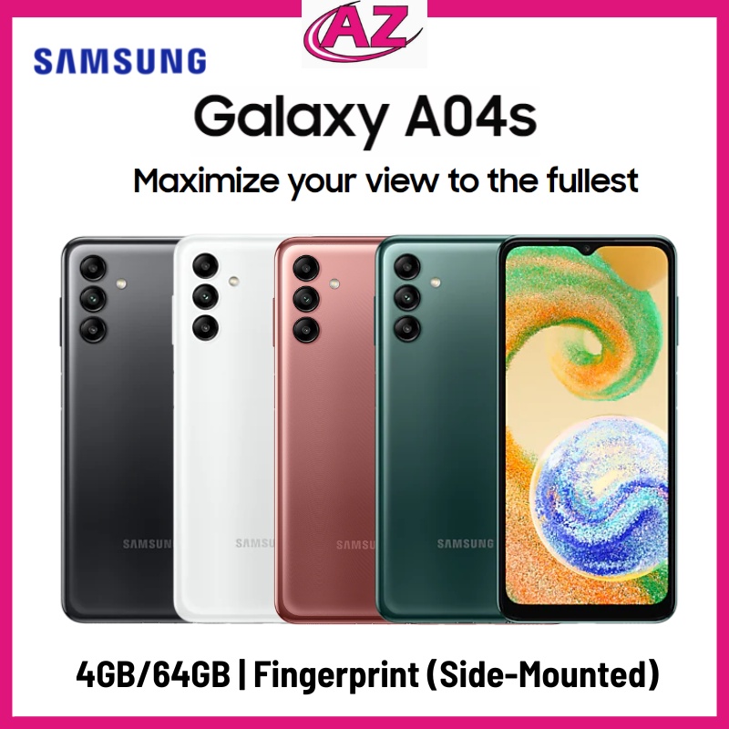 Samsung Galaxy A04s 4G (2022) 4GB+64GB | Samsung A04 (2022) 4GB+64GB | Samsung A04e 3GB+32GB | 6.5 Inches LCD Display
