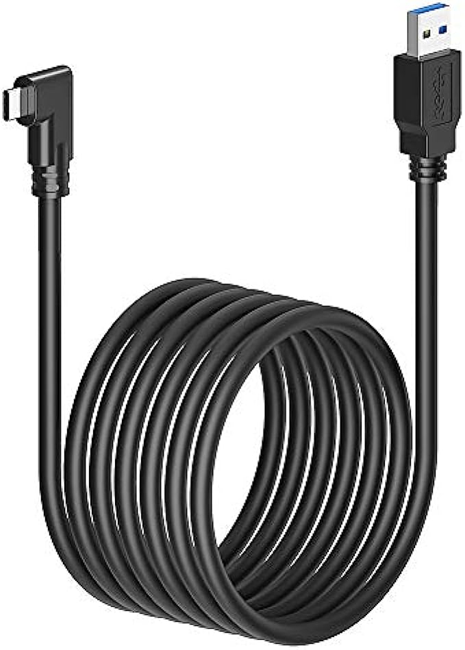 Compatible with Oculus Link Cable 10ft, DHH USB 3.2 Gen1, USB C to A, High Speed Data Transfer & Fast Charging Cable Compatible for Quest2 /1 Headset to a Gaming PC