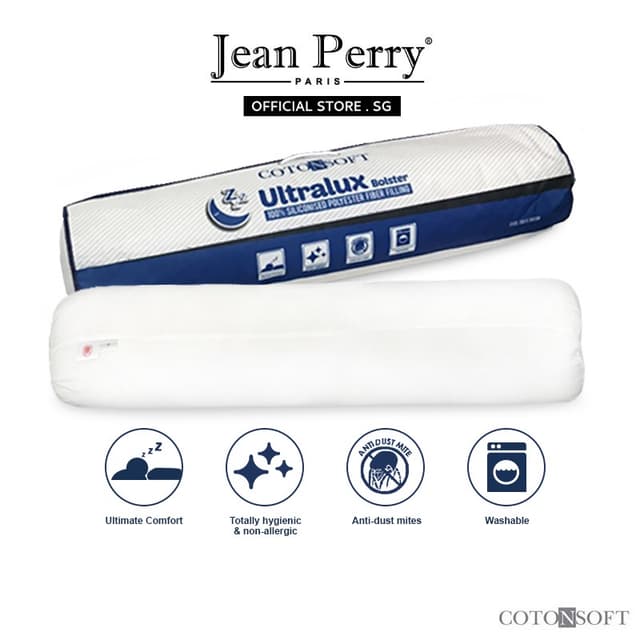 CotonSoft UltraLux Bolster I Soft Bolster I Washable Bolster I Comfort Bolster I Long Pillow I Long Bolster