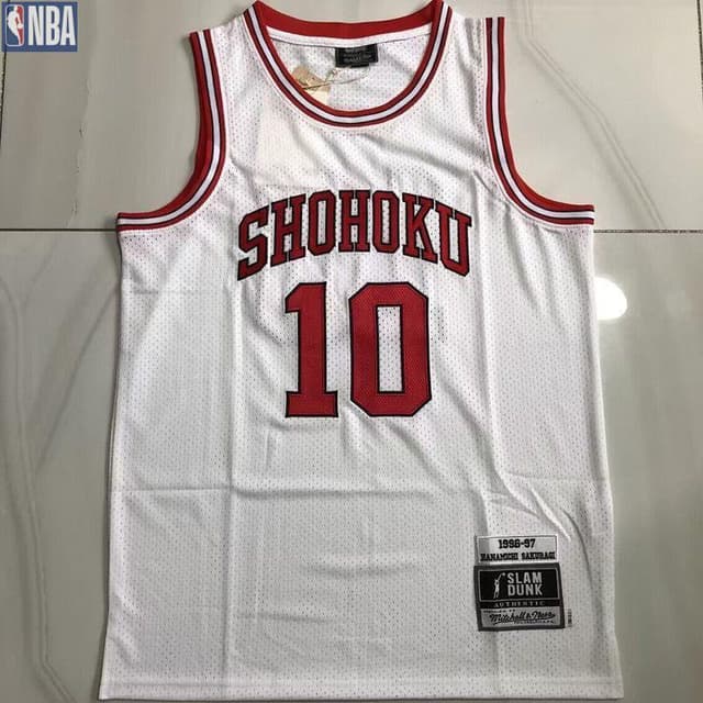 Full Embroidered Slam Dunk Jersey Dense Embroidered Basketball Uniform Vest Sportswear