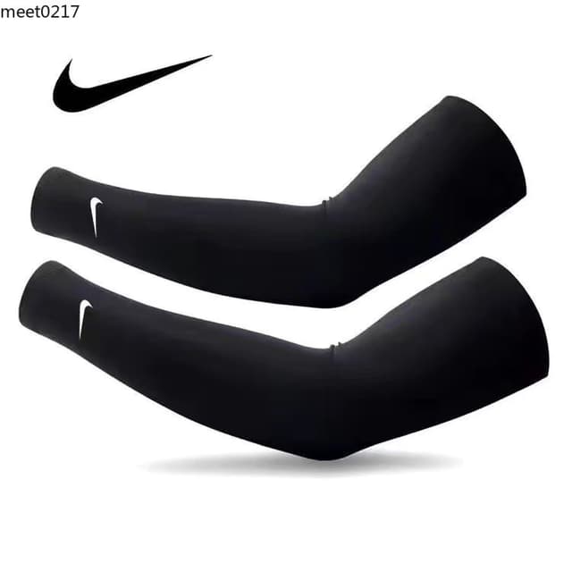2 Pcs/Set Arm Sleeve Ice Feeling Arm Cover Sunscreen Handsock 99% Sun UV Protection Volleball Basketball Arm Protector Muslimah