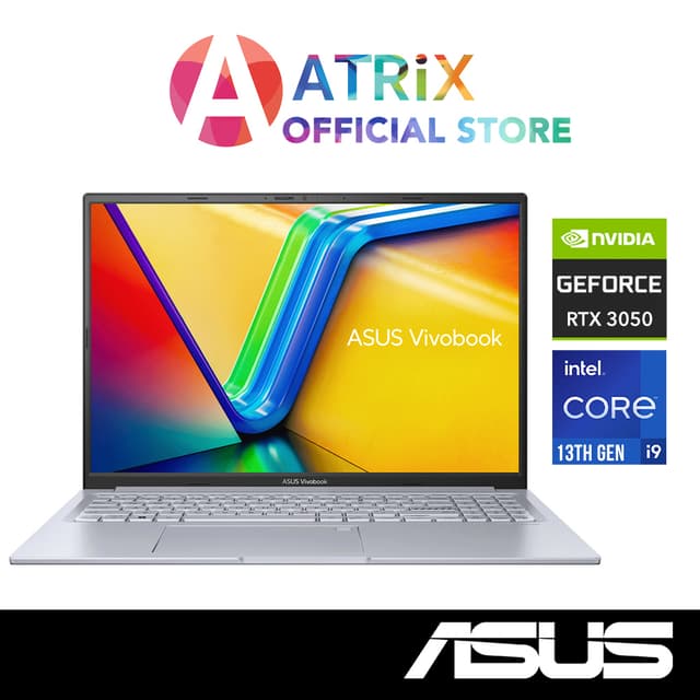 【Same Day Delivery】ASUS Vivobook 16X K3605VC-N1097W | 16" FHD+ | i9-13900H | RTX 3050 | 16GB DDR4 | 1TB SSD