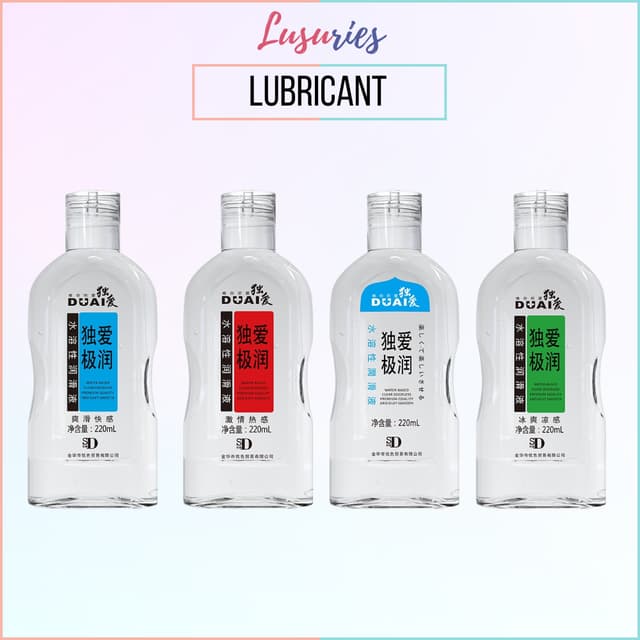 FREE Nozzle 220ML Sex Lubricant Lube For Man Woman Gay Couple Anal Toy Water Based Cold Hot Aloe Vera Safe Consume