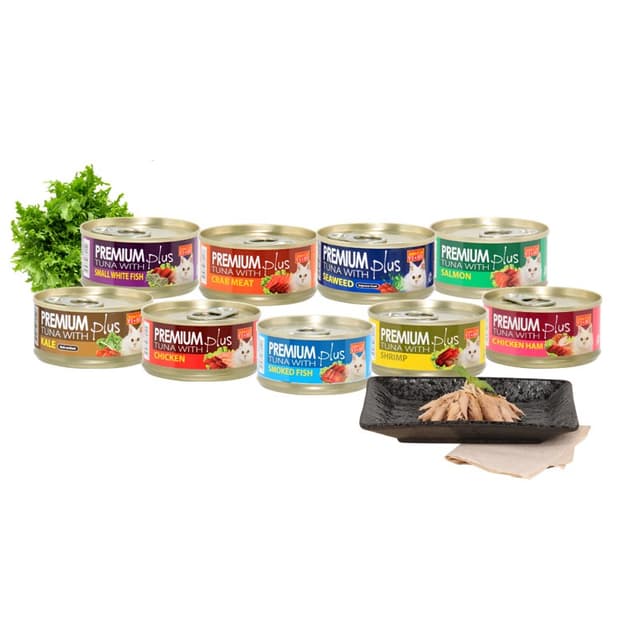 ARISTO-CATS® 24 x 80G PREMIUM PLUS TUNA SERIES CANNED WET FOOD