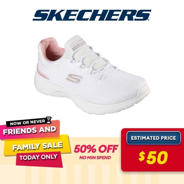 Skechers Online Exclusive Women Sport Roseate Look Club Shoes - 8730064-WPK Memory Foam Live_50