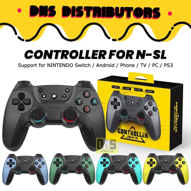 Switch PRO Controller N-SL Wireless Bluetooth Gamepad Support NNTENDO Switch Lite PC Phone Laptop TV Joystick