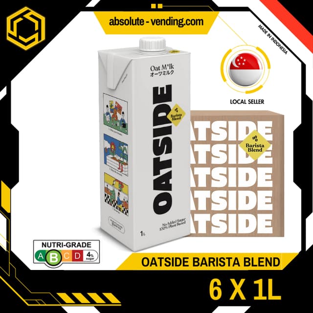 OATSIDE Barista Edition Oat Milk 1L X 6 (TETRA) (New Stock)