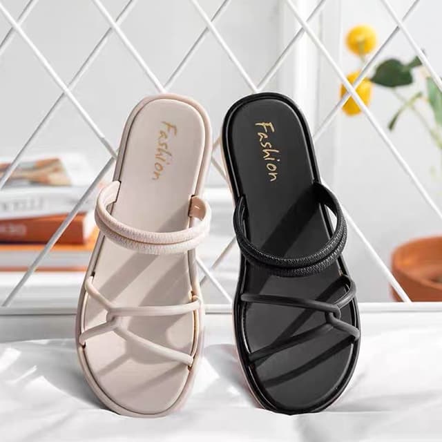 [Shopee Choice] Selipar Wanita / Kasut Perempuan / Selipar Perempuan / Flat Sandal Women / Slides Ladies