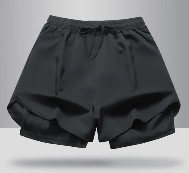 Ice Silk Shorts Fitness Men Women Couples Yoga Summer Swimming Trunks Elastic Quick-Drying Sports Pants Anti @-