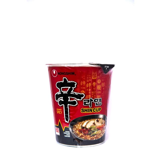 Nongshim Spicy Mushroom Shin Ramyun - 72g Cup [Korean]